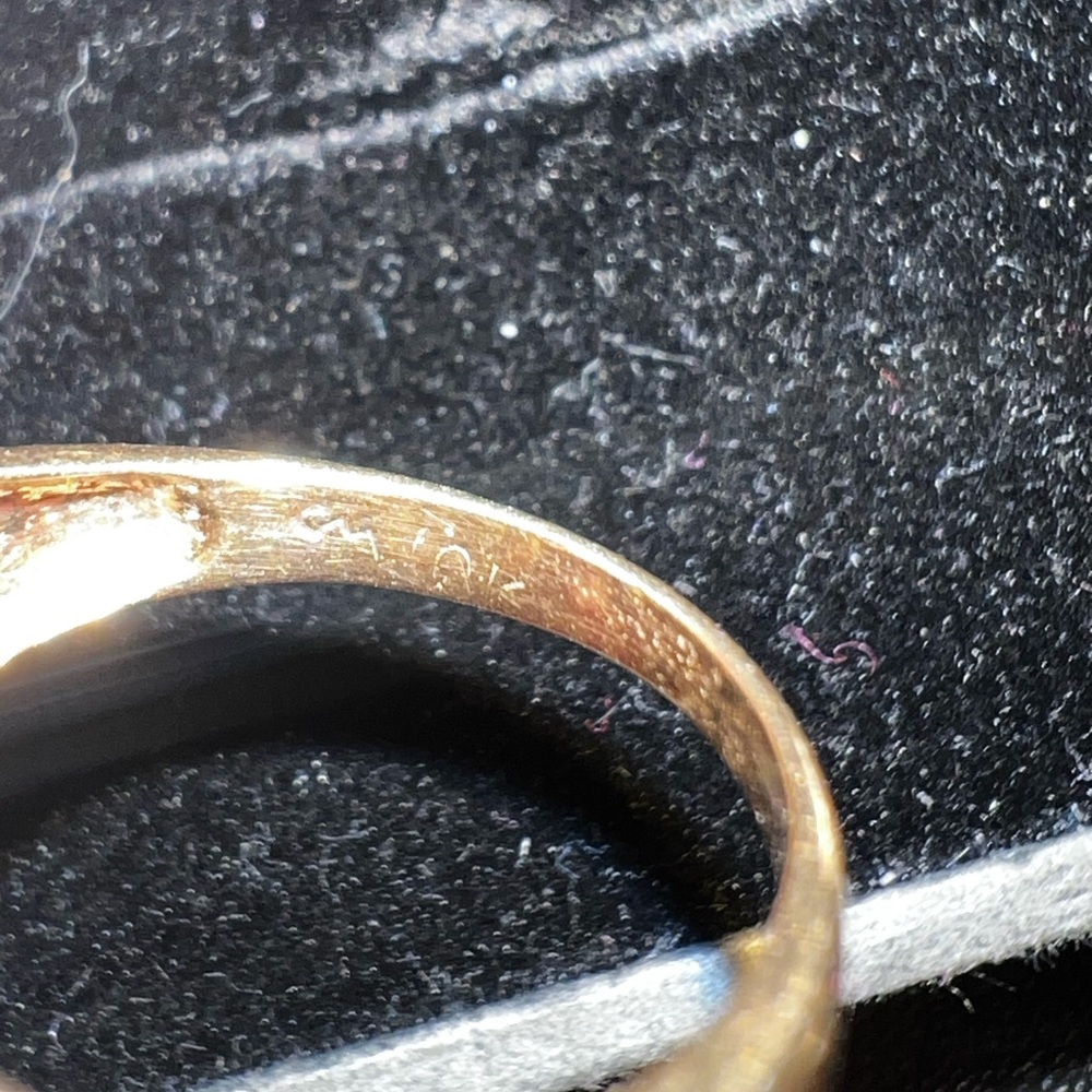 Vintage 10k diamond cocktail ring - Picture 11 of 12